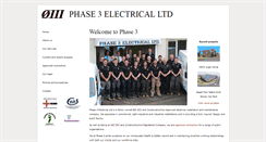 Desktop Screenshot of phase3electrical.com