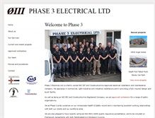 Tablet Screenshot of phase3electrical.com